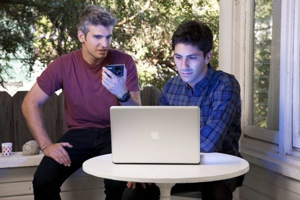 Still from MTV's Catfish depicting Nev Schulman and Max Joseph investigating