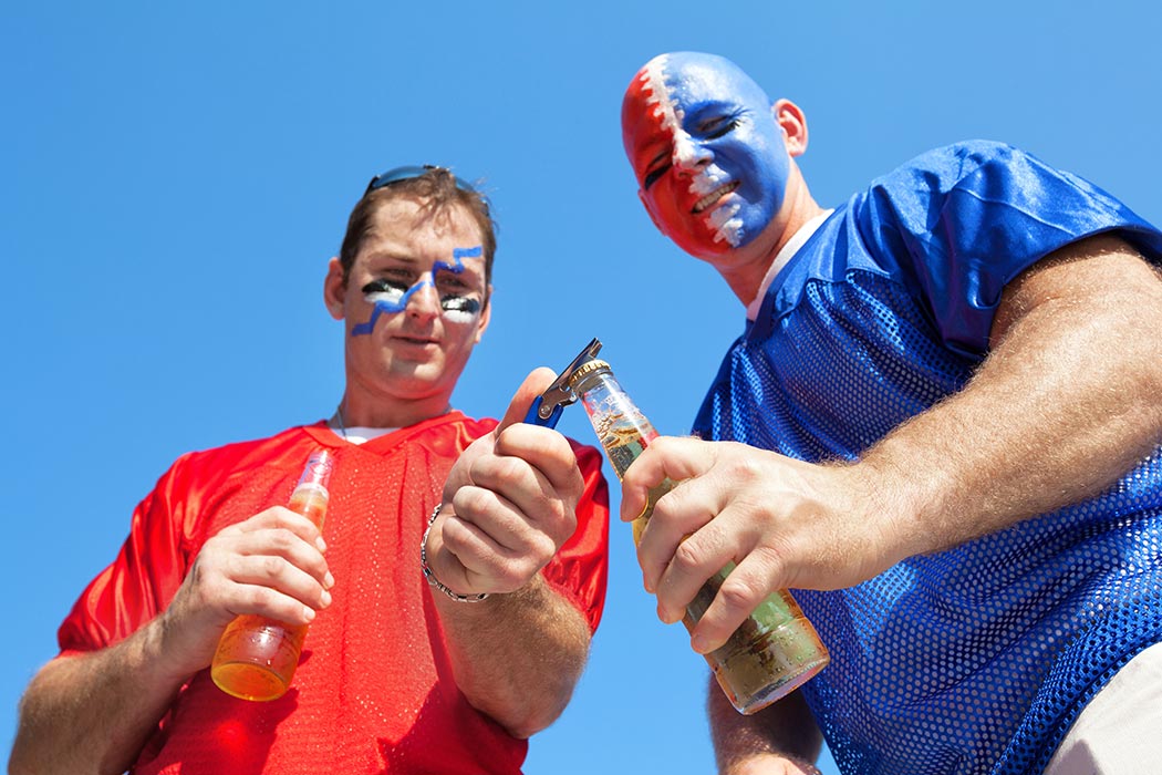 Tailgating at a football game