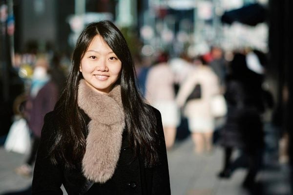 Japanese Woman in Ginza Tokyo