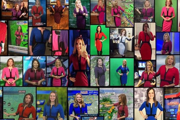 Popular dress among meteorologists.