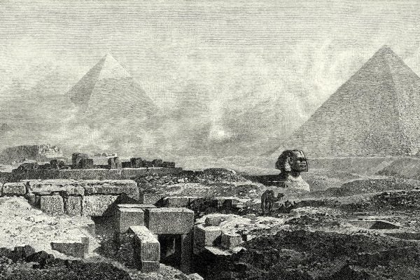 The Pyramids and Sphinx