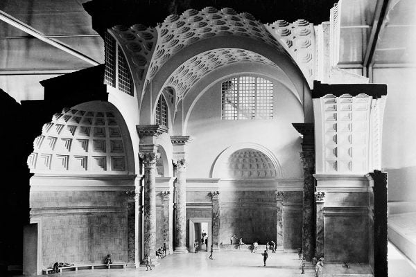 Baths of the Roman Emperor Diocletian in Rome, 295 A.D.