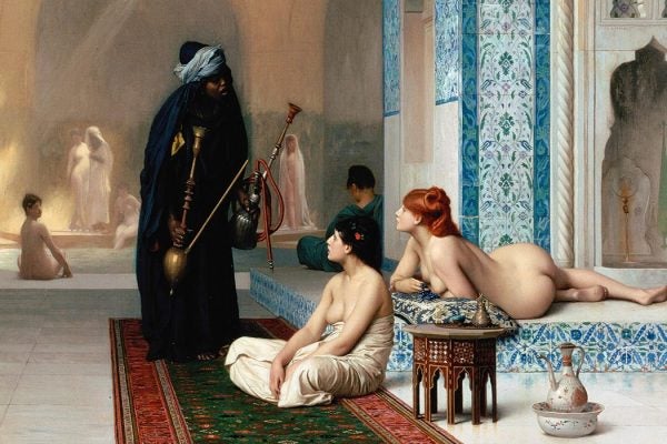 Harem Pool Jean-Léon Gérôme [Public domain], via Wikimedia Commons