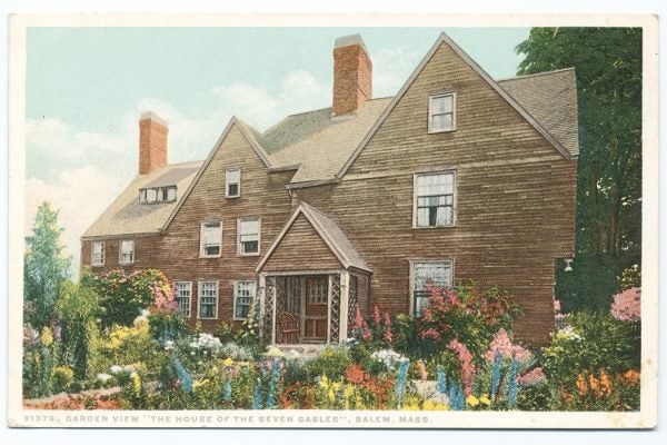 Garden view "The House of the Seven Gables", Salem, Mass. The Miriam and Ira D. Wallach Division of Art, Prints and Photographs: Photography Collection, The New York Public Library. "Garden view "The House of the Seven Gables", Salem, Mass." New York Public Library Digital Collections. Accessed March 10, 2016. http://digitalcollections.nypl.org/items/510d47d9-9dc0-a3d9-e040-e00a18064a99