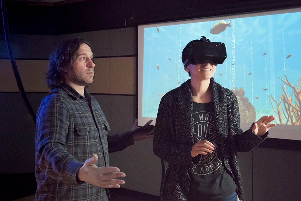 Stanford VR coral world