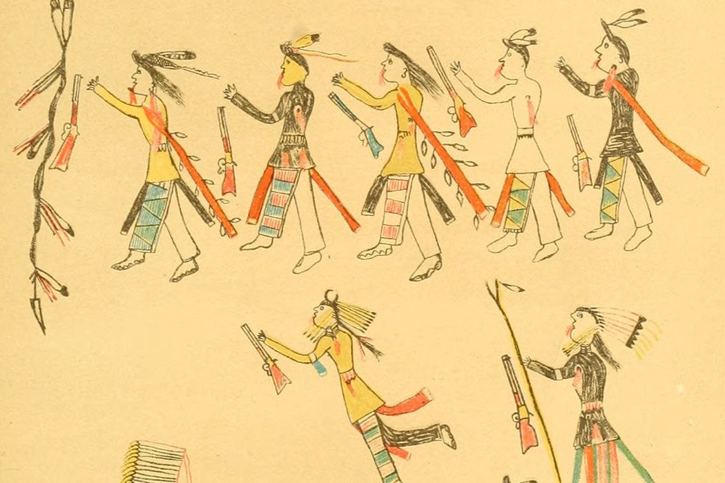 Little Big Horn ledger art