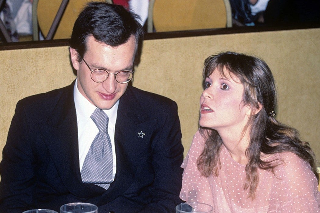 Carrie Fisher and Wim Wenders