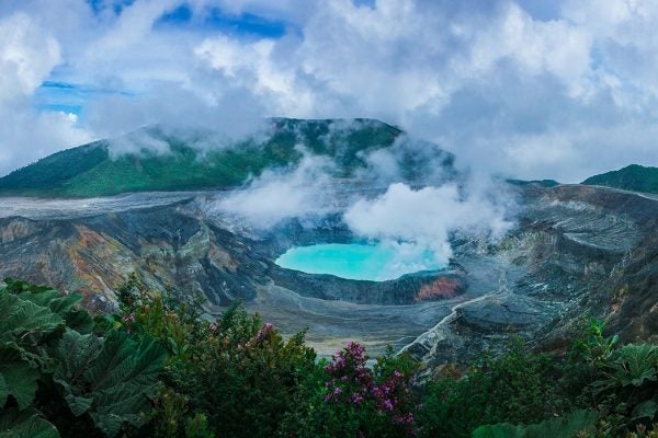 Poas Volcano in Costa Rica