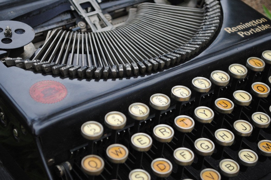 1920s-era Remington Portable typewriter