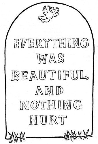 An illustration from Kurt Vonnegut's "Slaughterhouse-Five"