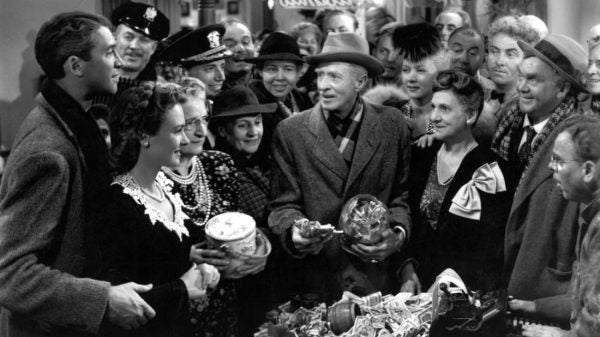 Screenshot of the film "It's a Wonderful Life"