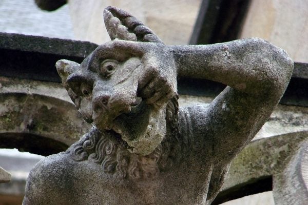 Werewolf gargoyle