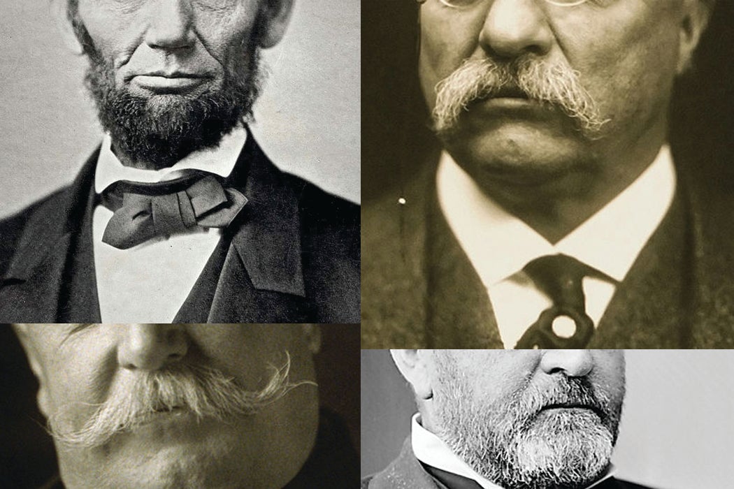 Presidential facial hair