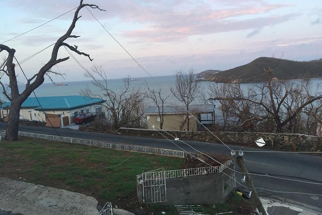 Virgin Islands hurricane damage