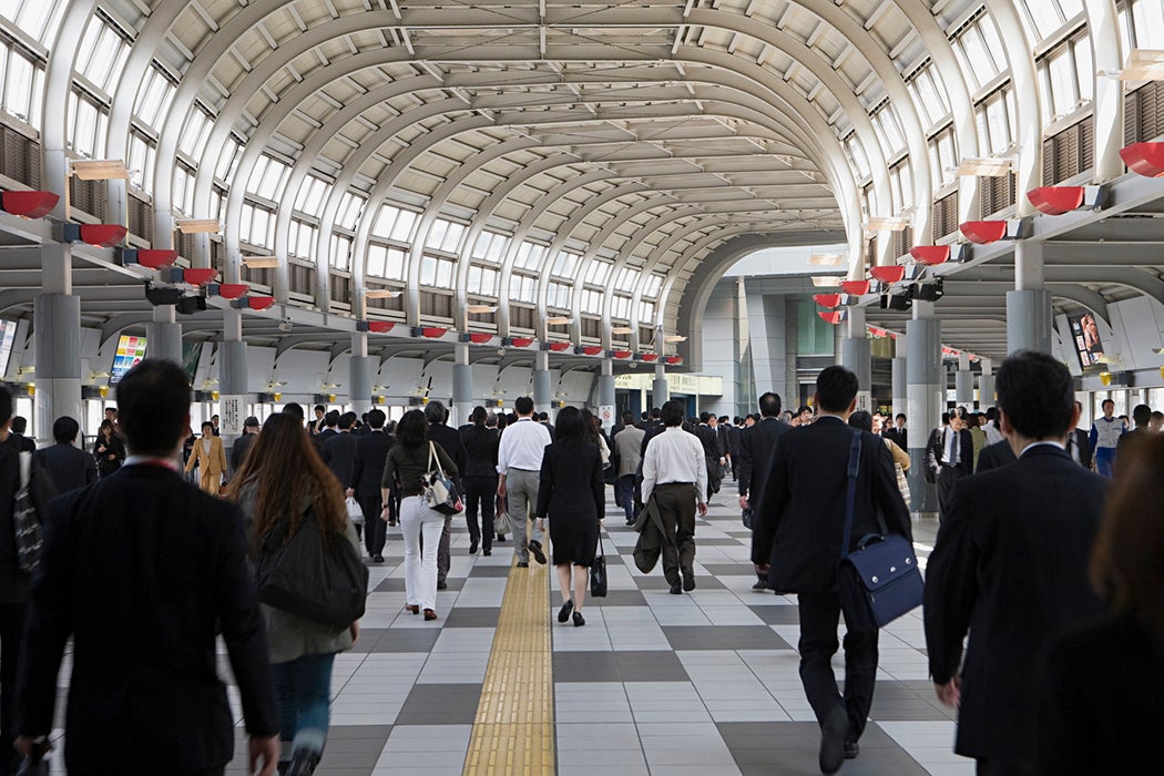 Tokyo commuters