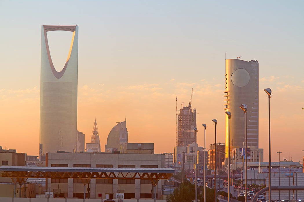 Aerial view of Riyadh downtown