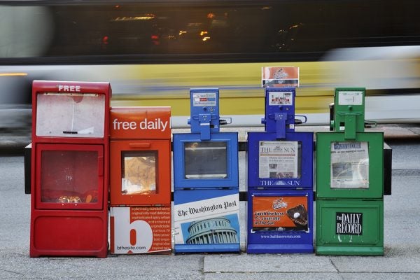 Newspaper boxes