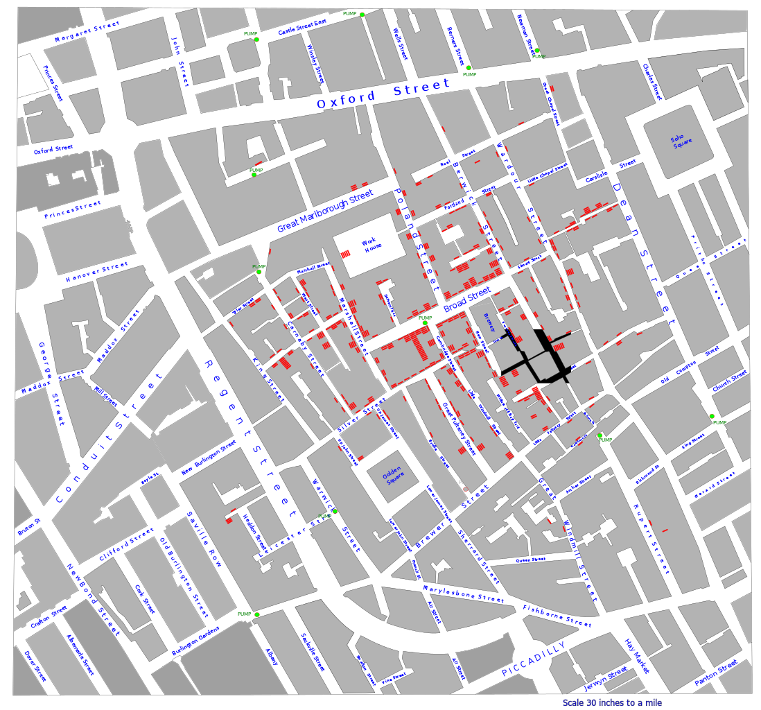 Dr. John Snow Cholera Map