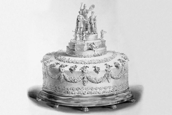 Victoria wedding cake