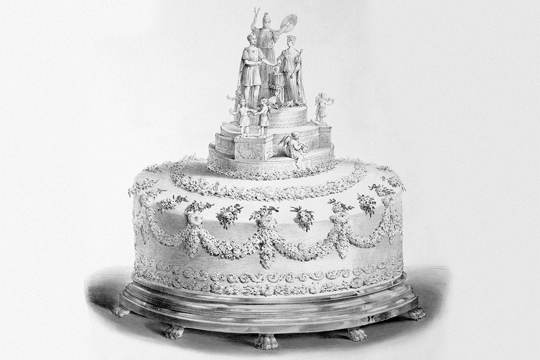 Victoria wedding cake