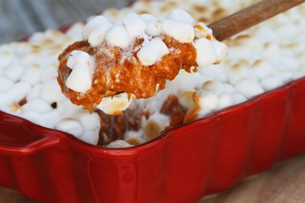 Sweet Potato Casserole with Marshmallows