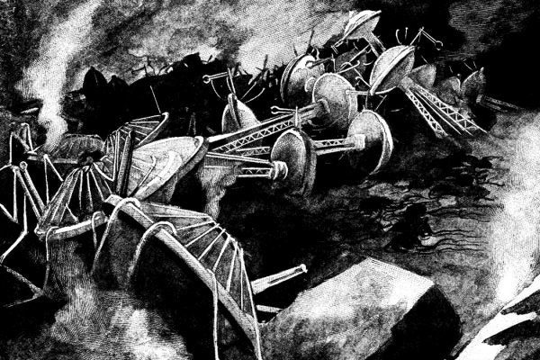 An illustration from War of the Worlds