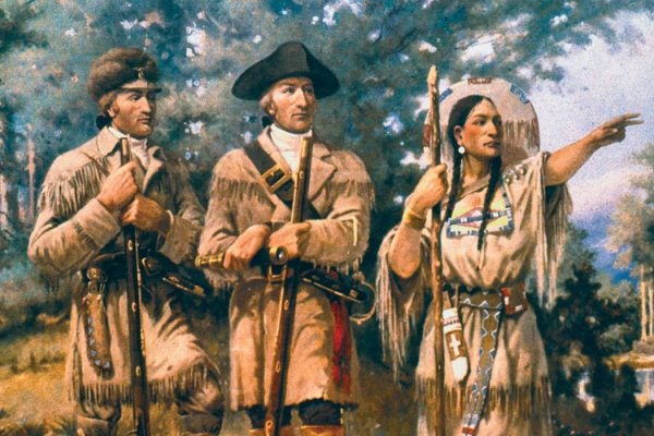 Lewis & Clark with Sacagawea