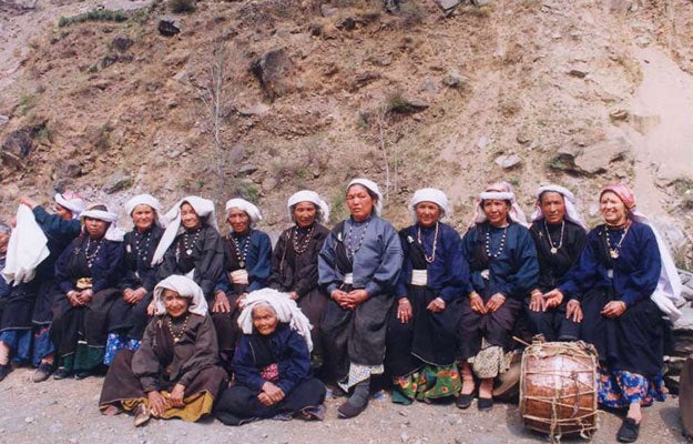 Surviving Members of the Original Reni Squad at the Chipko 30th Anniversary, 2004