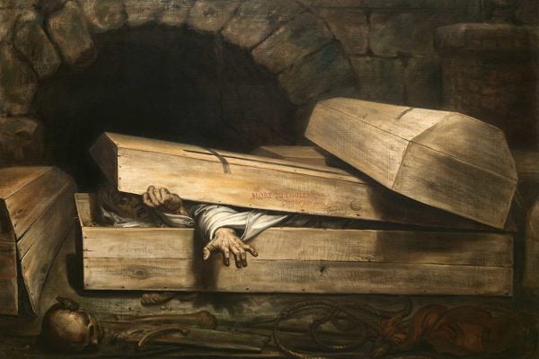 The Premature Burial by Antoine Wiertz