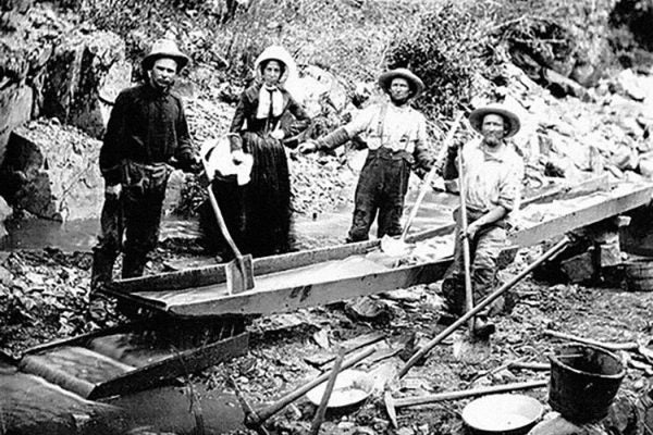 Women and men in the California Gold Rush, 1850