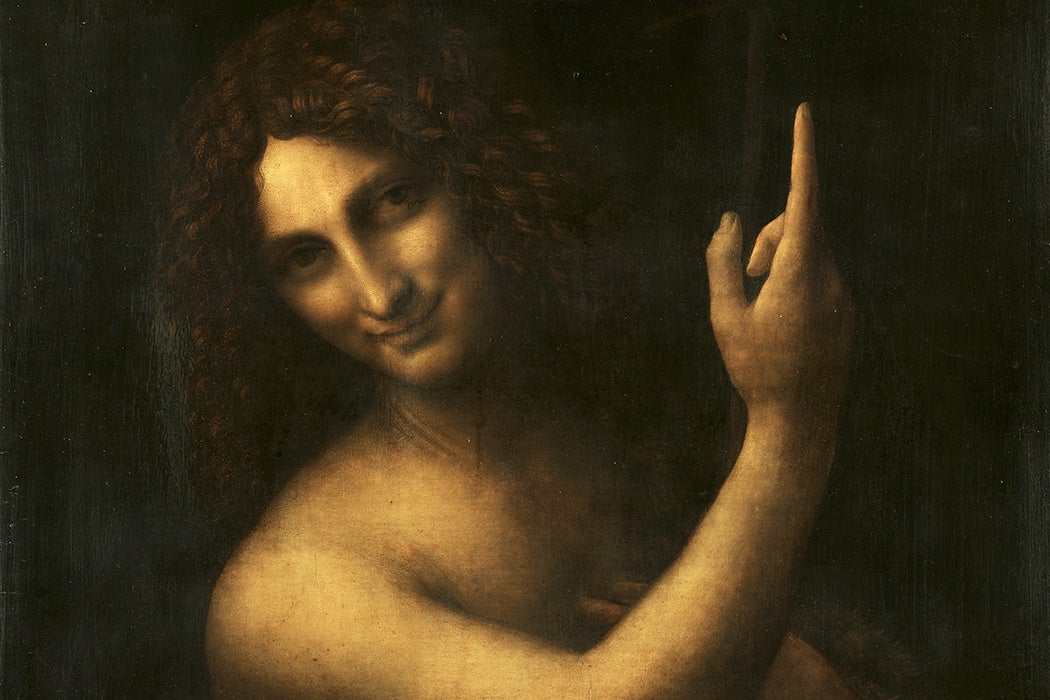 Source: https://en.wikipedia.org/wiki/File:Leonardo_da_Vinci_-_Saint_John_the_Baptist_C2RMF_retouched.jpg