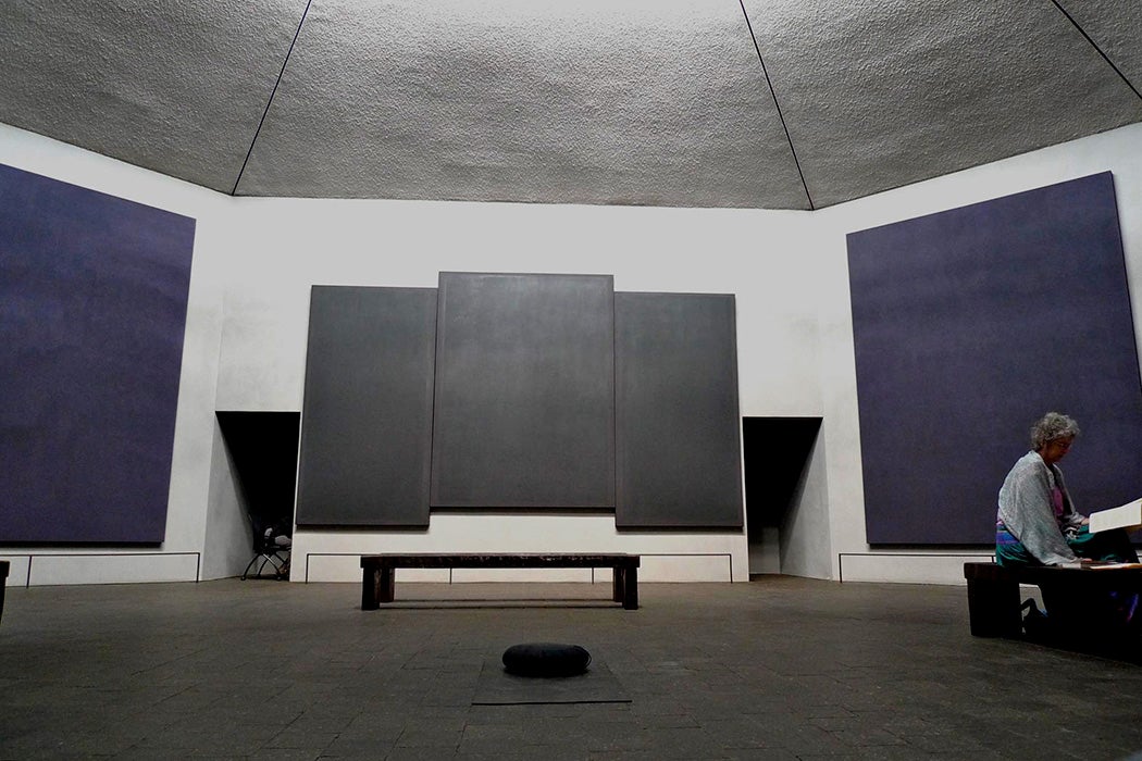 Inside the Rothko Chapel