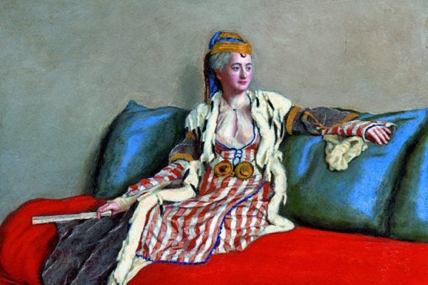 Lady Montagu in Turkish dress, circa 1756