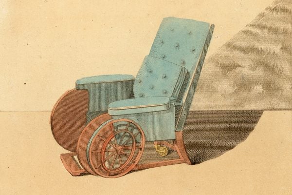 An early nineteenth century wheelchair