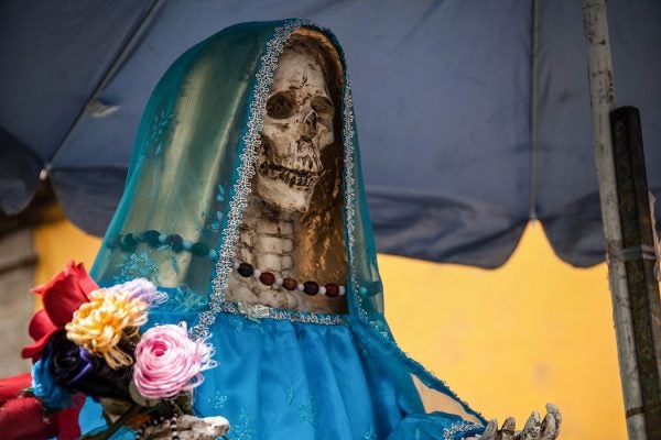 An altar for Santa Muerte