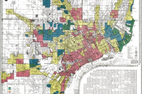 Home Owners' Loan Corporation's Map of Detroit, 1939