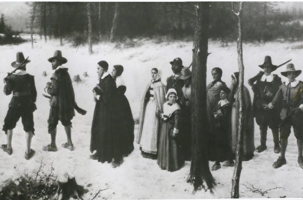 Puritans Going To Church By G.H. Boughton