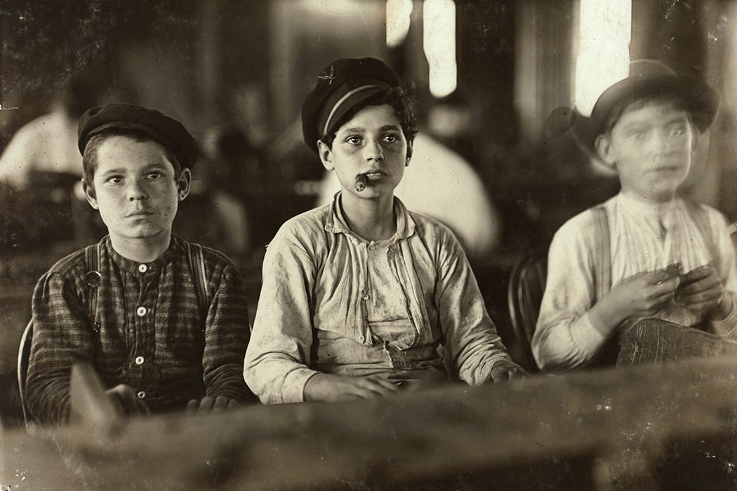 Cigarmakers, Tampa, Florida, 1909 by Lewis Hine