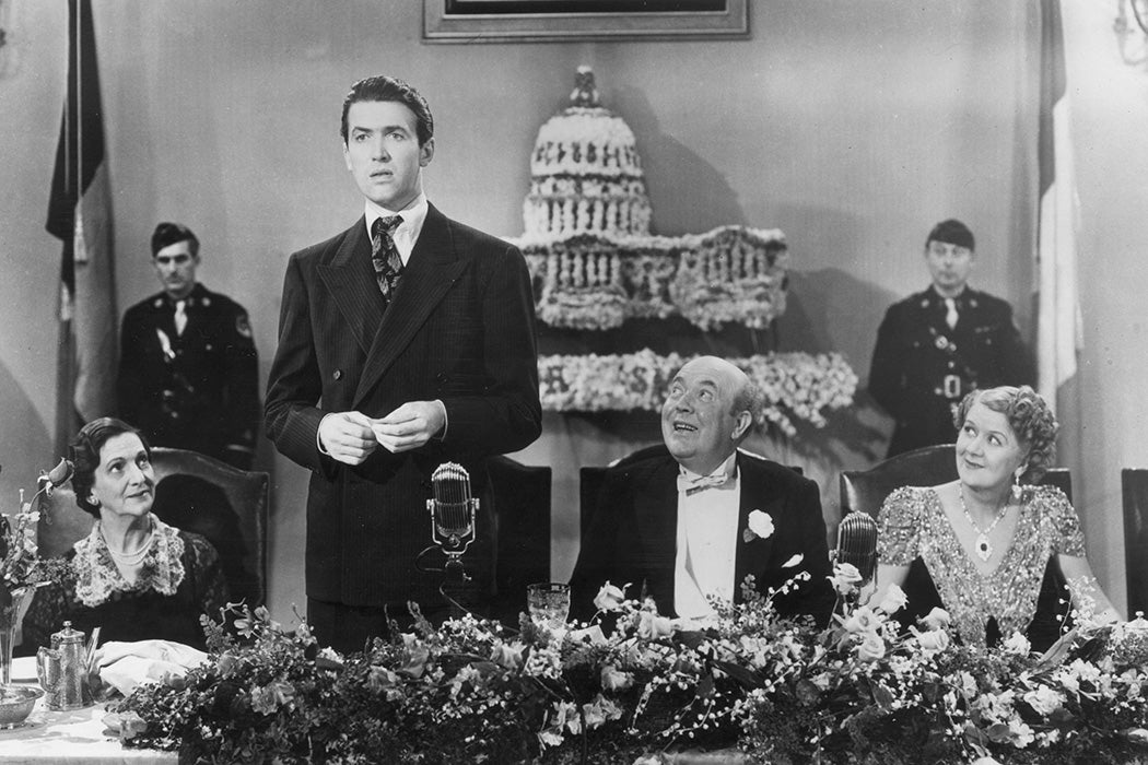 Jimmy Stewart in Mr. Smith Goes to Washington