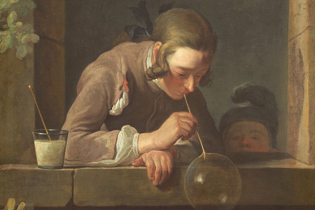 Soap Bubbles by Jean Simeon Chardin, ca.1733