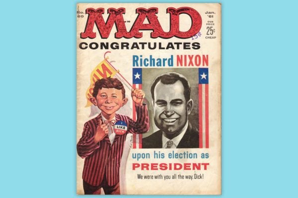 The January 1961 cover for Mad Magazine