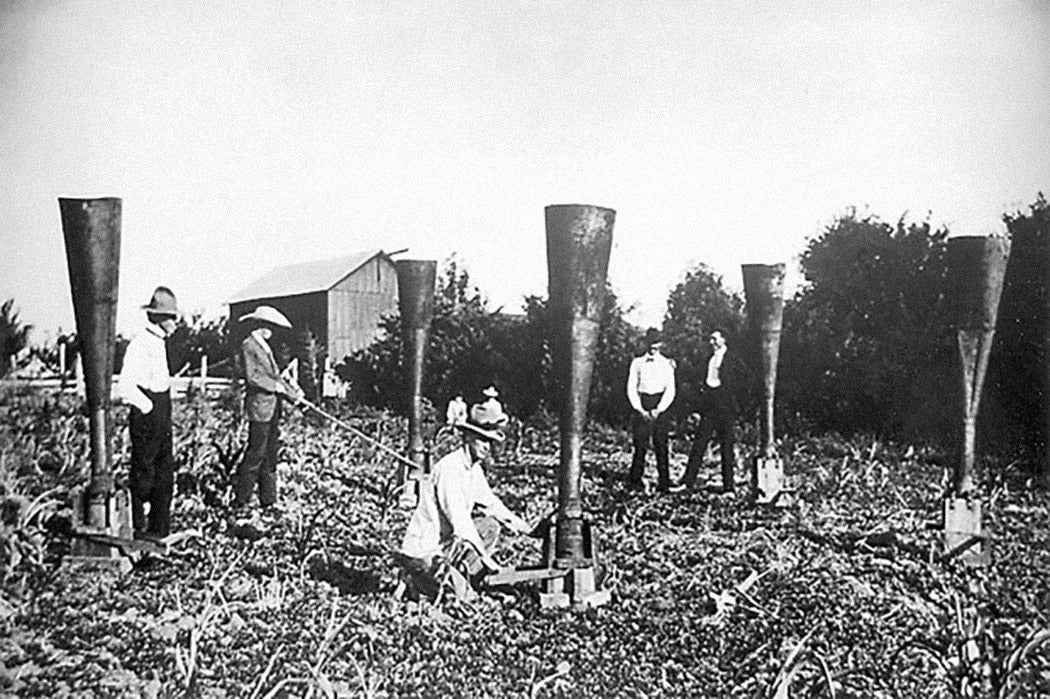 A rainmaking contraption