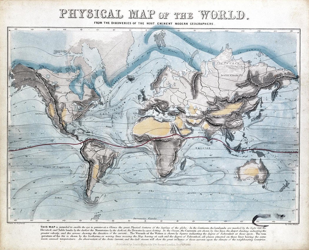 Physical Map of the World