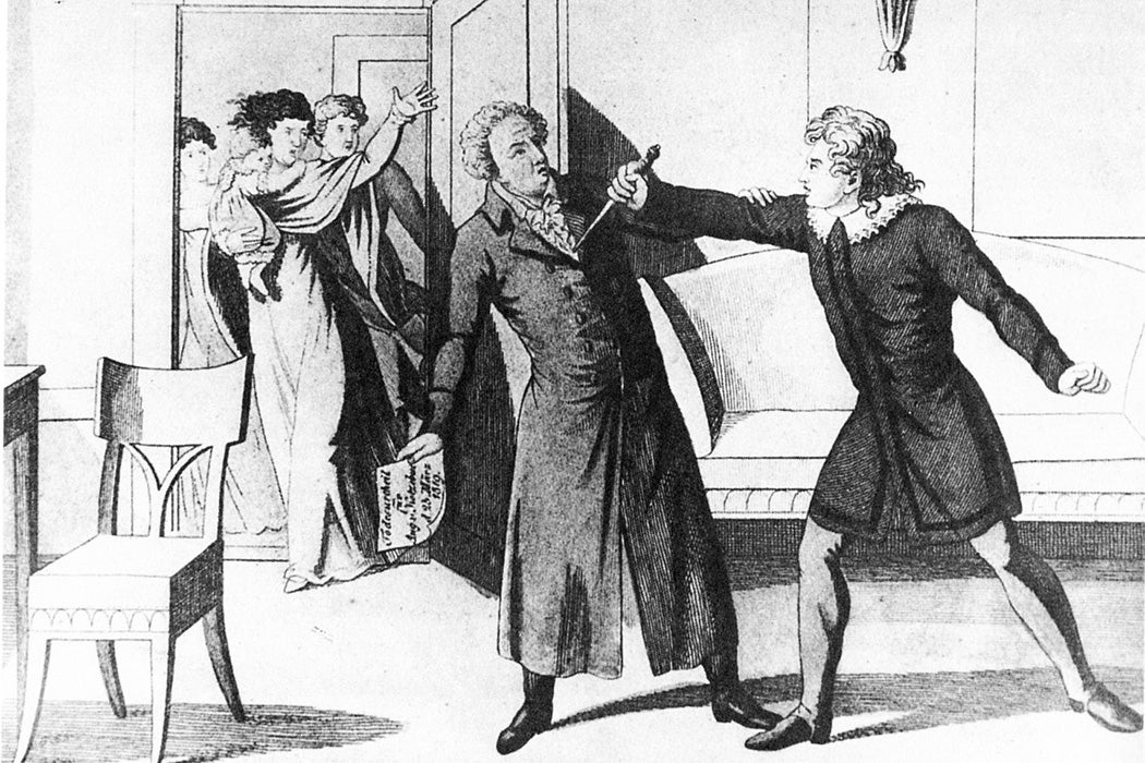 The murder of August von Kotzebue