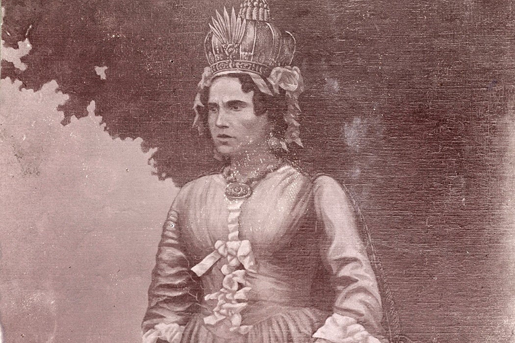 Portrait of Ranavalona I, Queen of Merina from 1828 to 1861