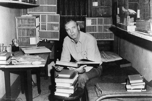 Burt Lancaster in a scene from the film Birdman Of Alcatraz, 1962