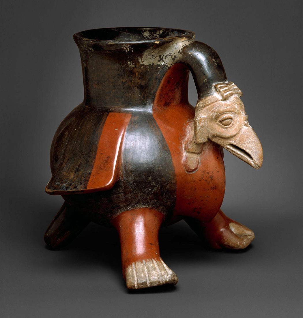 Aztec Vulture Vessel