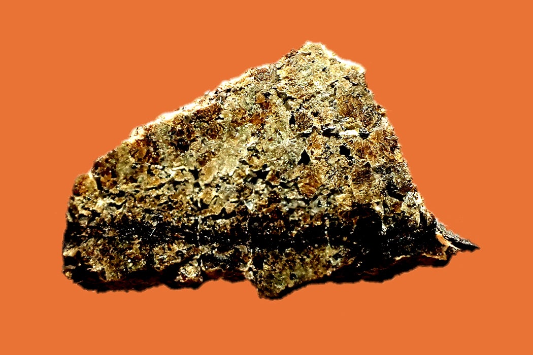 Fragment of the NWA7397 meteorite found in the Sahara desert on 2012