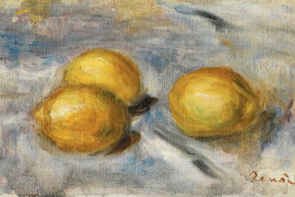 Nature Morte Aux Citrons, 1918 by Pierre-Auguste Renoir