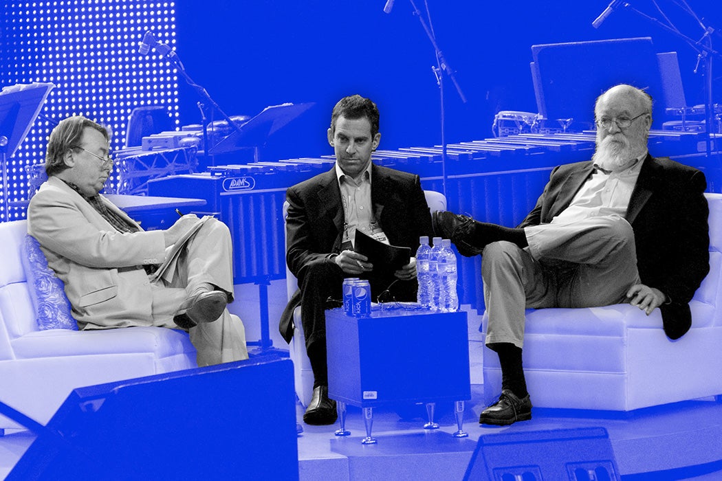 Christopher Hitchens, Sam Harris and Daniel Dennett, 2009